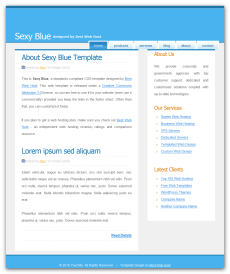 cool web page design templates