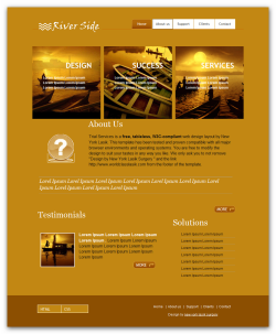 cool web page design templates