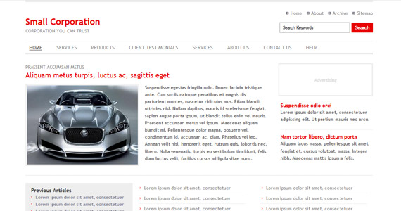 small-corporation-xhtml-css-模板
