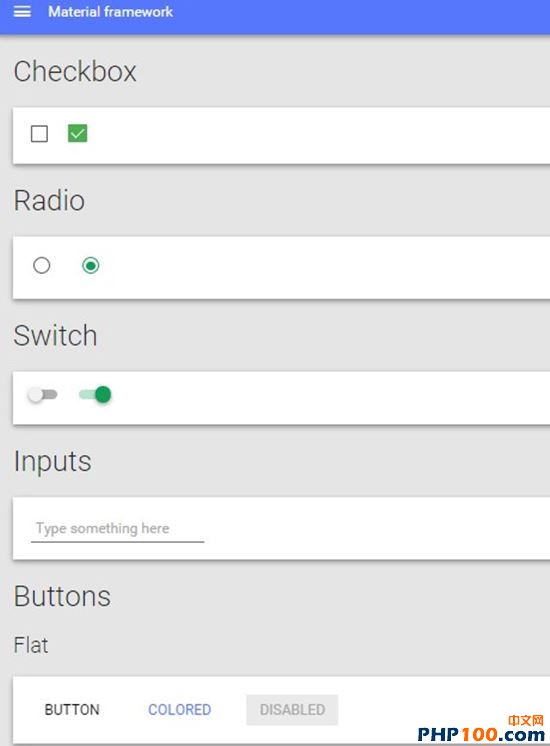 Material Framework