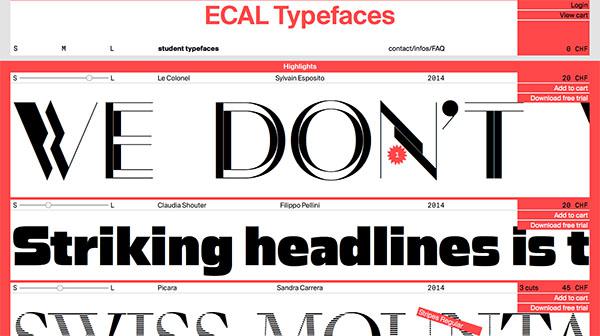 40個超大字體排版的網頁設計欣賞