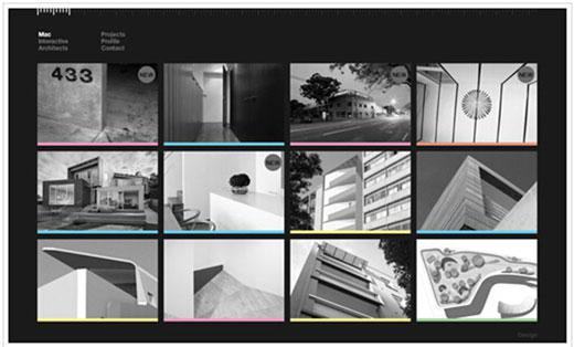 七種不同色系的網站設計效果體驗