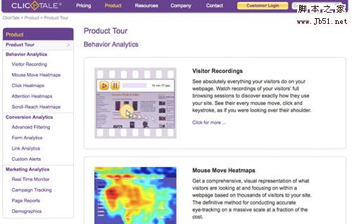 clicktale 25 Tools to Improve Your Websites Usability