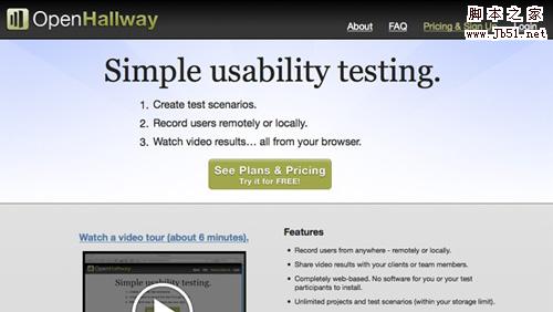 openhallway 25 Tools to Improve Your Websites Usability