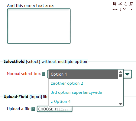 form field