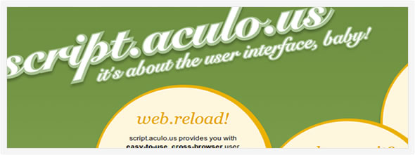 Script.aculo Javascript Framwork