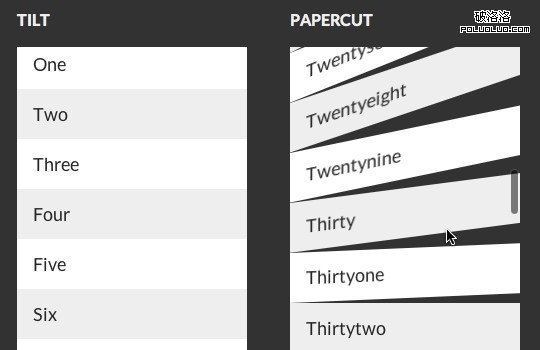 CSS3 Scroll Effects