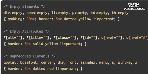 CSS Diagnostics Stylesheet