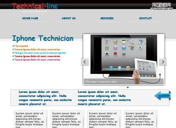 TechnicalLine HTML5 and CSS3 Template