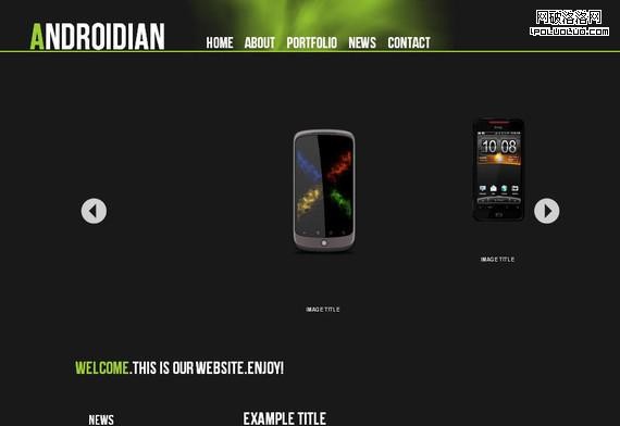 Androidian HTML5 and CSS3 Template