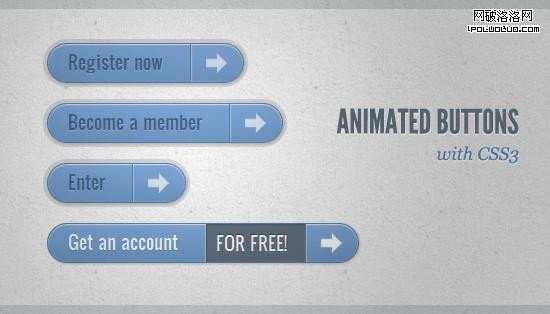 分享25個CSS3動畫按鈕和菜單教程