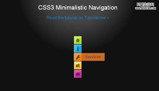 分享25個CSS3動畫按鈕和菜單教程