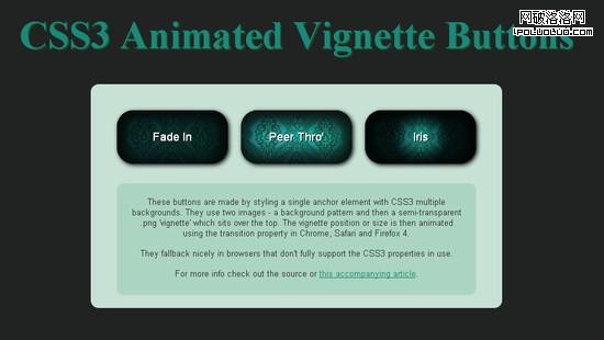 分享25個CSS3動畫按鈕和菜單教程