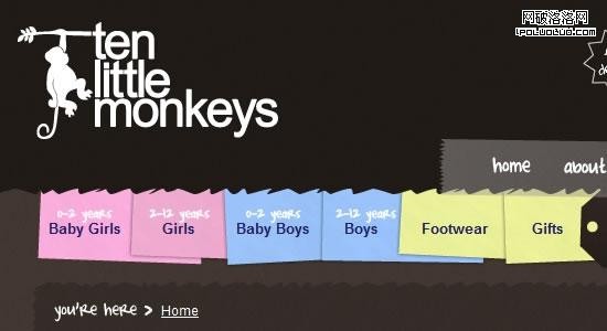 Ten Little Monkeys