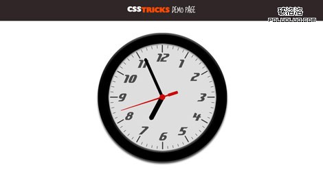 css3 clock