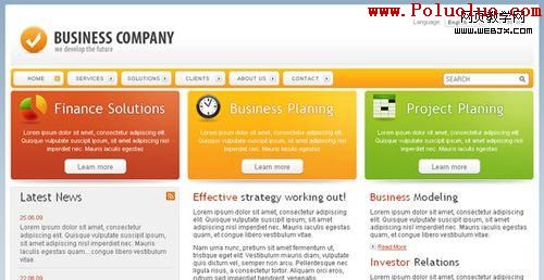 Corporate CSS Template 1