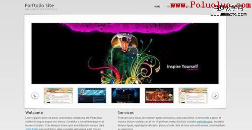 Portfolio CSS Template 2