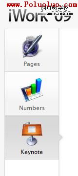 Apply iwork module tabs screen shot.