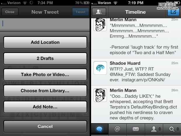Tweetbot offers a lot of functionality in one package, taking up less space on your home screen.