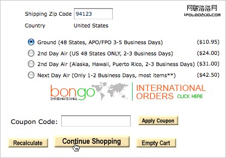 Continue-shopping in Fundamental Guidelines Of E-Commerce Checkout Design