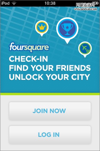 foursquare 從手機產品登錄頁面設計想到的