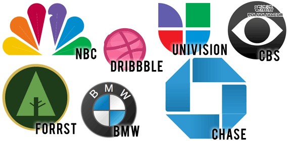 CSS Logos NBC CBS FORRST DRIBBBLE UNIVISION BMW