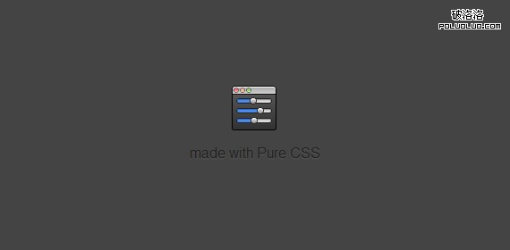 Some nice icon made with pure CSS