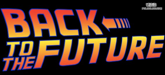 Back to the future CSS only logo