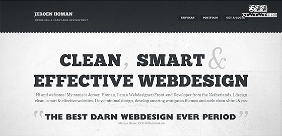 instantShift - Single Page Website Design Inspiration