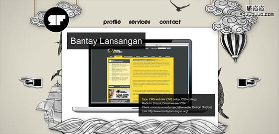 instantShift - Single Page Website Design Inspiration