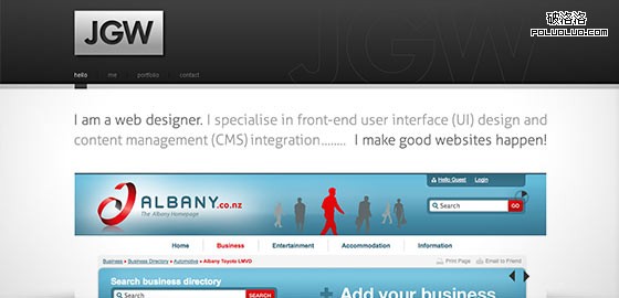 instantShift - Single Page Website Design Inspiration