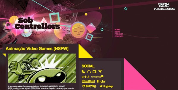 colorsite4 40 Bright and Colorful Website Designs