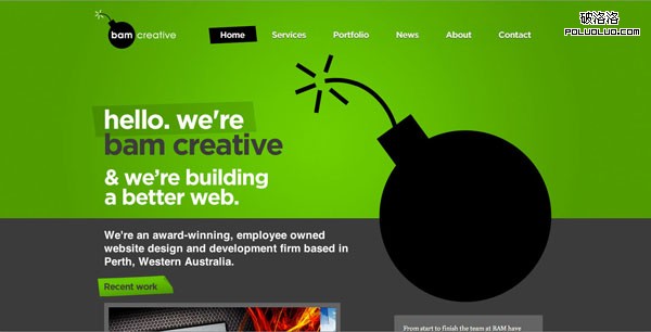 colorsite12 40 Bright and Colorful Website Designs