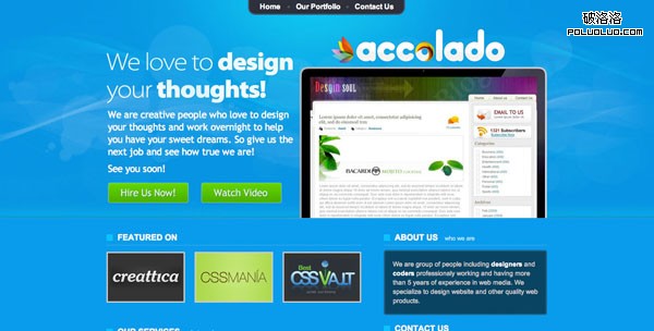 colorsite14 40 Bright and Colorful Website Designs