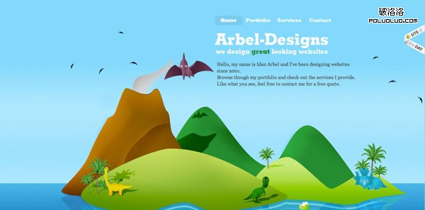 colorsite29 40 Bright and Colorful Website Designs