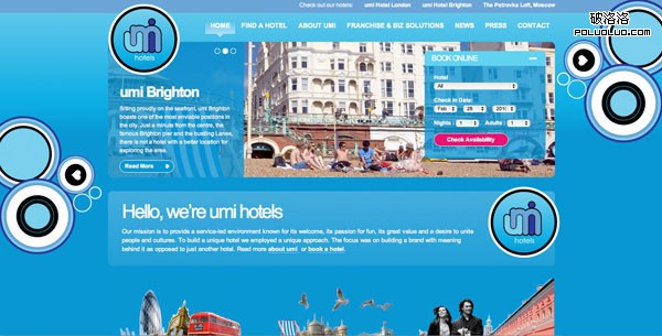 colorsite25 40 Bright and Colorful Website Designs