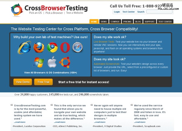 Cross browsertesting