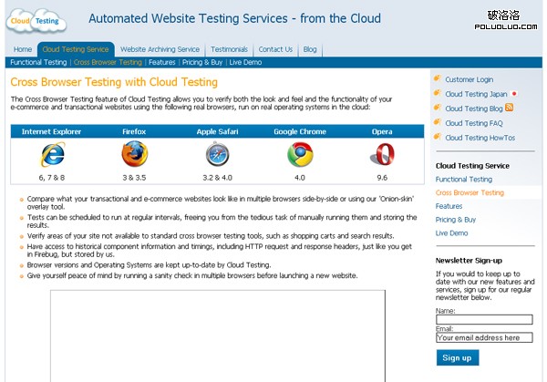 Cloud Testing