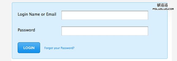 poluoluo.com-UI登錄表單設計-Purevolume