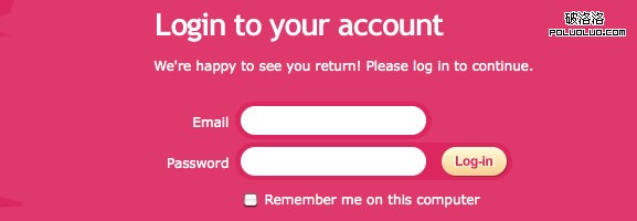 poluoluo.com-UI登錄表單設計-Scrap blog