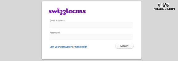 poluoluo.com-UI登錄表單設計-Swizzle cms