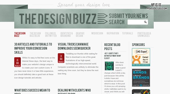 網頁教學網-40個WordPress網站設計-The Design Buzz