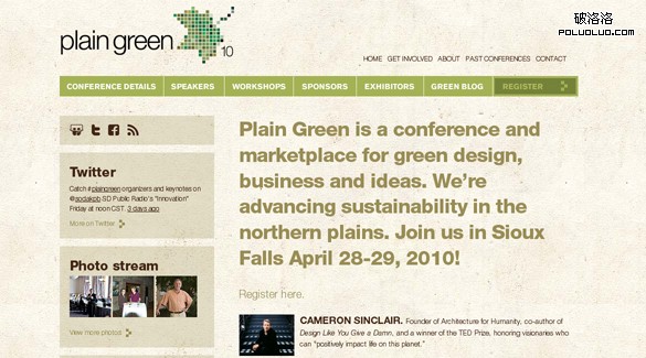 網頁教學網-40個WordPress網站設計-Plain Green