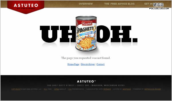 Cool Examples of Custom Error 404 Pages