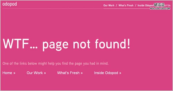 Cool Examples of Custom Error 404 Pages