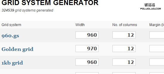 Grid System Generator