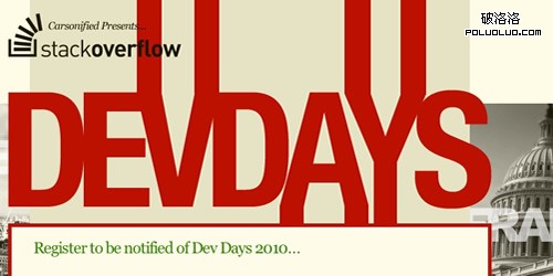 Stackoverflow Dev Days