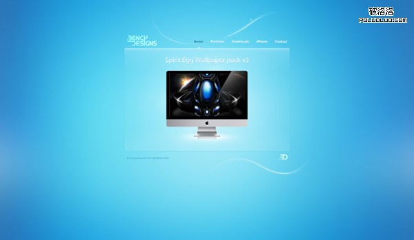 poluoluo.com網-創意網頁設計-UI界面設計