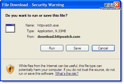 IE File Save Dialog