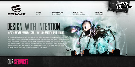 ectomachine-inspiring-header-designs